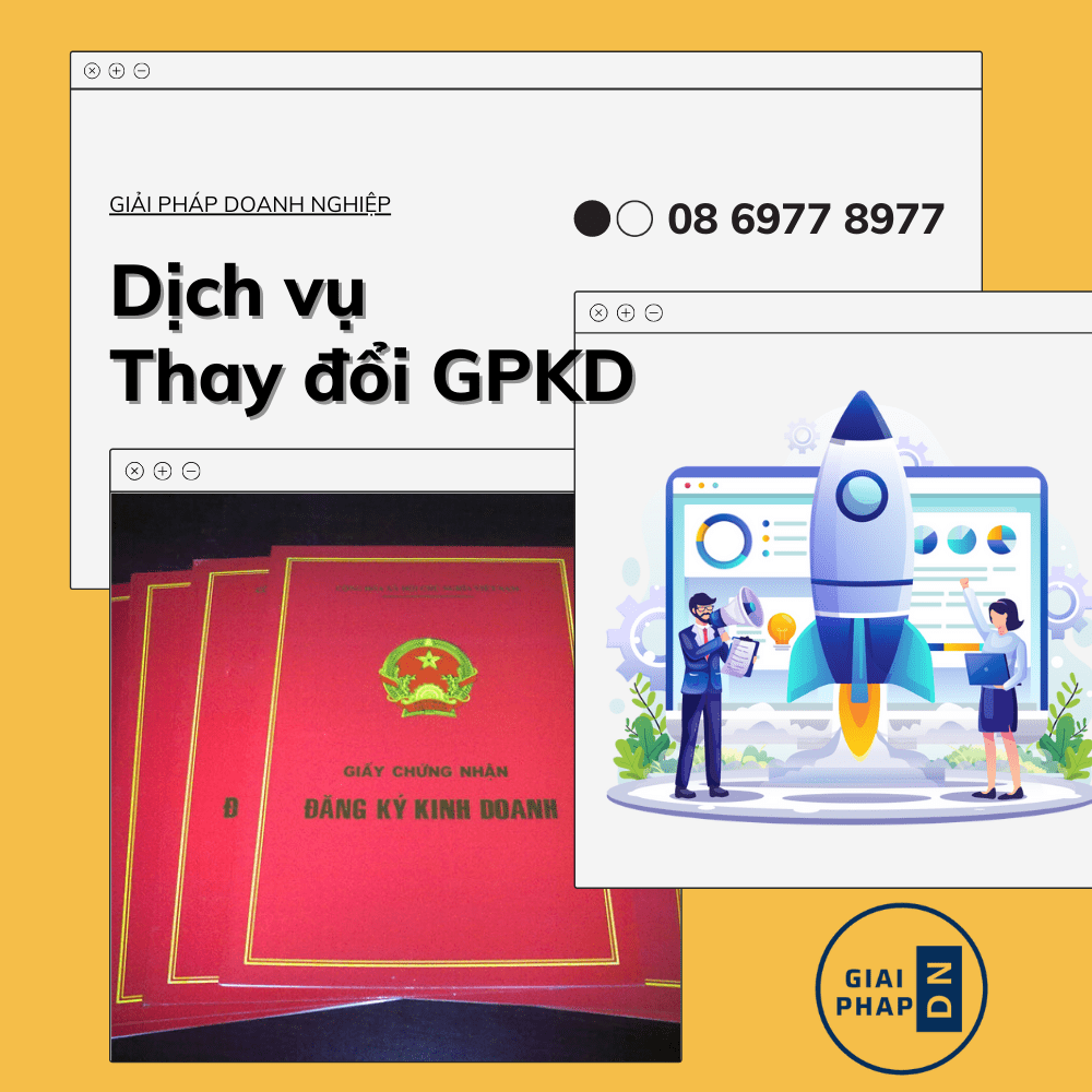 Dịch vụ thay đổi giấy phép kinh doanh